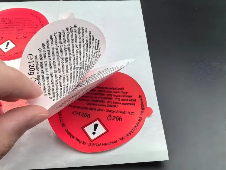 ပိုလန်ဖောက်သည်အမှာစာများ Multi-layer label ထုပ်ပိုးခြင်းနှင့်တင်ပို့ခြင်း