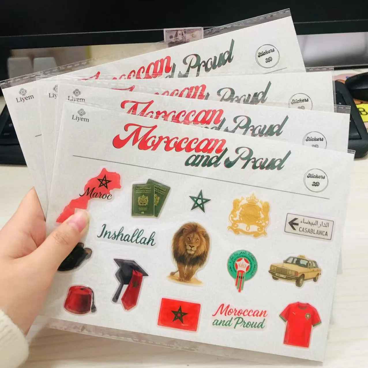 Dome Epoxy resin စတစ်ကာများ