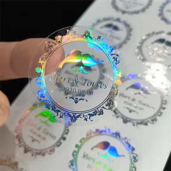 Transparent Holographic တံဆိပ်